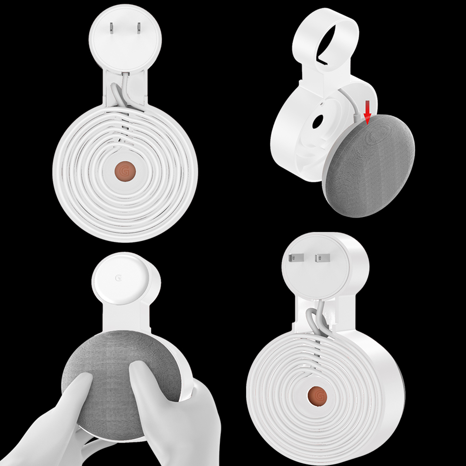 アウトレットウォールマウントホルダーブラケット Google - Google Speaker Nest Mini のレビューと価格